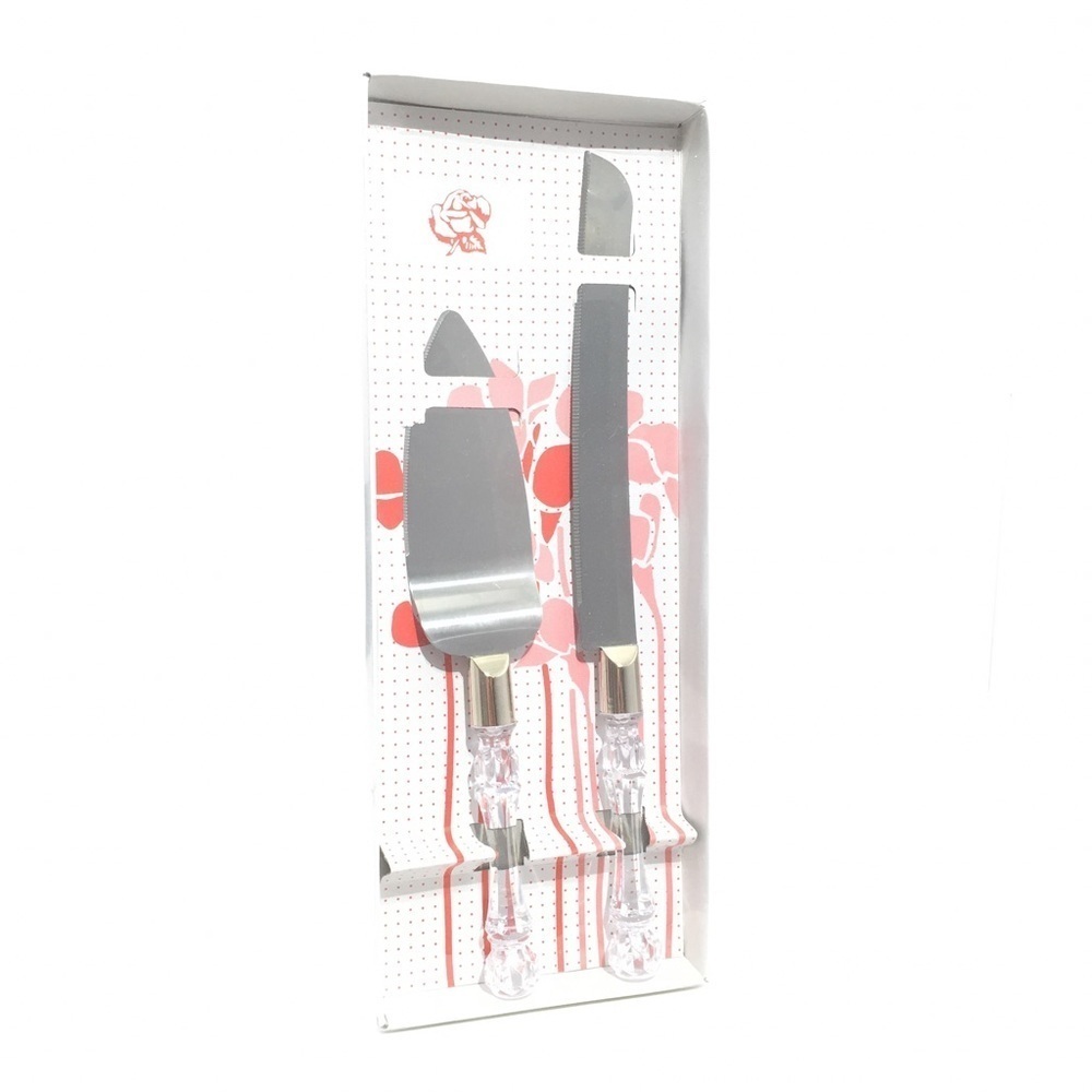 Wedding Cake Cutting + Serving Knife Set
